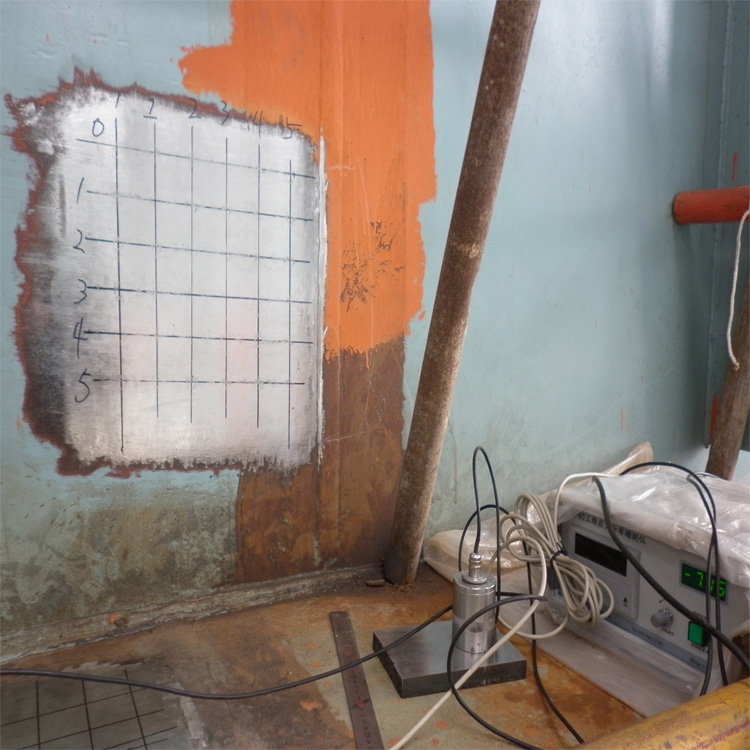 聚航對(duì)鋼板墻殘余應(yīng)力檢測(cè)及消除